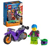 LEGO City Wheelie Stunt Bike 60296 Building Kit (14 Pieces)
