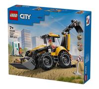 LEGO City Yellow Backhoe Loader Construction Vehicle 60480 Kids Set