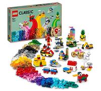 LEGO Classic 90 Years of Play 11021 Building Kit; Includes 15 Mini Build Recreations of Iconic Sets from 1932 to 2020; A 5+ Playset Designed for Kids, Adults and Grandparents (1,100 Pieces)