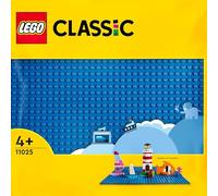LEGO Classic Blue Baseplate 11025 | Toys for 4+ Year Old Boys, Build & Display Board Set, Square 26x26 Stud Building Base, Gift Idea, 1 Piece