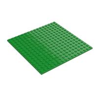 LEGO Classic Building Baseplate, 16 x 16 Studs, Part 91405 (Bright Green, 2, Bricks)