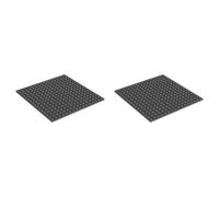 LEGO Classic Building Baseplate, 16 x 16 Studs, Part 91405 (Dark Bluish Gray, 1, Bricks)
