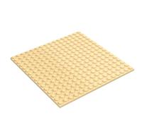 LEGO Classic Building Baseplate, 16 x 16 Studs, Part 91405 (Tan, 1, Baseplates)