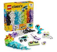 LEGO Classic Cool Creative Box - Colourful Bricks Set - Build a Monster Truck Toy, Skateboard, Dinosaur, Mobile Phone & More - Arts and Crafts Kit for 5+ Year Old Boys & Girls - Gift Idea - 11043