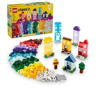 LEGO Classic Creative Houses Brick Building Set for Kids, Toy House Gift with Accessories and Doll Houses, Creative Toy for Young Builders, Boys and Girls Ages 4 and Up, 11035