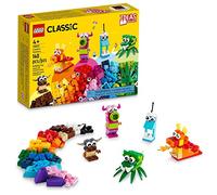 LEGO Classic Creative Monsters 11017 Building Toy Set, Includes 5 Monster Toy Mini Build Ideas to Inspire Creative Play for Kids Ages 4 and Up, Fun Gift for Halloween