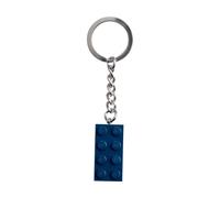 LEGO Classic Earth Blue 2 x 4 Brick Keyring 854237