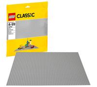 LEGO Classic Gray Baseplate 10701 Building Toy Compatible with Building Bricks for Kids Play (1 Piece)