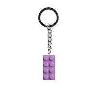 LEGO Classic Medium Lavender 2 x 4 Brick Keychain 854304