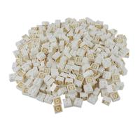 LEGO Classic Pack of 100 2 x 2 Stones (3003) with Stone Separator (White)