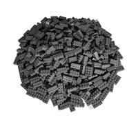 LEGO Classic Pack of 100 2 x 4 Stones with Stone Separator (Dark Grey)