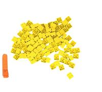 LEGO Classic Pack of 100 2x2 Stones (3003) with Stone Separator (Yellow)