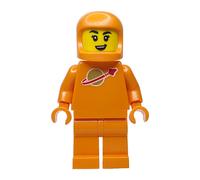 LEGO Classic Space Orange Space Women Minifigure from 40687