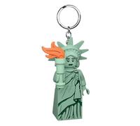 LEGO Classic Statue of Liberty Keychain Light - 3.5 Inch Tall Figure, Green, S
