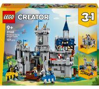 LEGO Creator 3 in 1 31168 Medieval Horse Knight Castle 1371 pcs Toy Building Kit