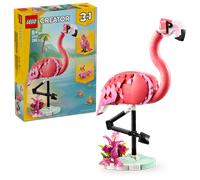 Lego Creator 3In1 Wild Animals: Pink Flamingo Animal Toy Playset 31170 One Colour