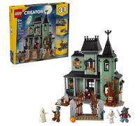 LEGO Creator 3 in 1 Haunted Mansion Building Toy for Kids - Halloween Building Blocks & Learning Toy for Girls & Boys, Ages 9+ - Build a Haunted House