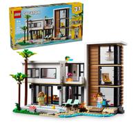 LEGO Creator 3 in 1 Modern House Toy to 3-Story City Building to Forest Cabin, Model House Playset for Kids, Art Building Sets, Gift Idea for Boys and Girls Ages 9 and Up, 31153
