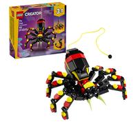 LEGO Creator 3 in 1 Wild Animals Surprising Spider Toy - Building Toy with 3 Build Options, Spider, Scorpion, or Snake - Animal Figures for Kids, Boys