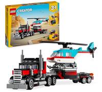 LEGO Creator 31146 3in1 Flatbed Truck with Helicopter Toy