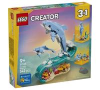 LEGO Creator 3in1 Sea Animals: Beautiful Dolphins Toy 31385