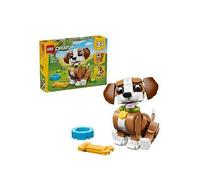 LEGO Creator 3in1 Cute Animals: Playful Puppy Dog Toy - Pet Animal Figure Transforms into a Squirrel or Duck - Creative Birthday Gift for 8+ Year Old Girls & Boys - 31382