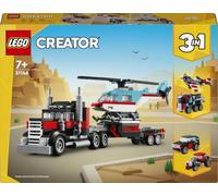 LEGO® Creator 3-in-1 31146 Flatbed Truck with Helicopter