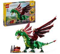 LEGO Creator 3in1 Medieval Dragon Figure, Creative Toy 31161