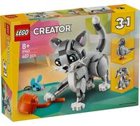 LEGO Creator 3in1 Playful Cat Figure, Toy Animal Set 31163