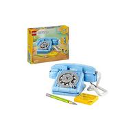 LEGO Creator 3in1 Retro Telephone 1960s Vintage Toy, Rebuilds Into a Phone from the 1980s or 2 from the 2000s, Building Kit, Decor for Bedroom, Gift for Girls and Boys Aged 8 Years Old and over 31174