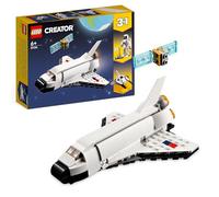 LEGO Creator 3in1 Space Shuttle 31134 | Toys for 6+ Year Old Boys, Rebuilds as an Astronaut Figure or Spaceship Model, Birthday Gift Idea, 144 Pieces