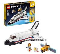 LEGO Creator 3in1 Space Shuttle Adventure 31117 Building Kit; Cool Toys for Kids Who Love Rockets and Creative Fun; New 2021 (486 Pieces)