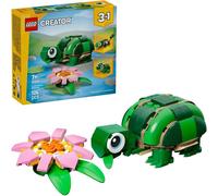 Turtle with a Water Lily Flower
