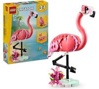 Lego Creator 3In1 Wild Animals: Pink Flamingo Animal Toy Playset 31170 One Colour