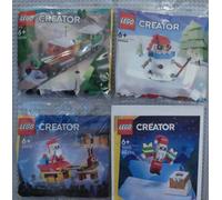 Lego Creator Christmas Polybags Bundle Pack (30584, 30645, 30670, 30692) NEW