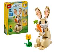 LEGO Creator Cute Bunny 3in1 Toy Animal Brick Playset Ideal Easter Gift 31162