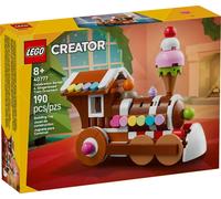LEGO Creator Celebration Series Gingerbread Train Ornament, 190 Pieces, Set 40777, Building Toy for Ages 8+