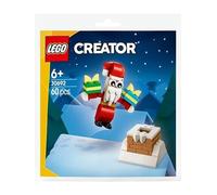 Lego Creator Santa Claus in the Chimney (30692) - 60 Pieces | Festive Mini Construction Set | Christmas Magic & Gift Ideas for Children & Collectors
