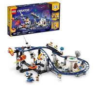 LEGO Creator Space Roller Coaster 31142 3 in 1 Building Toy Set Featuring a Roller Coaster, Drop Tower or Carousel Plus 5 Minifigures, Rebuildable Amusement Park Christmas Toy for Kids Ages 9 and Up
