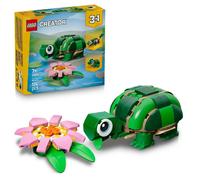Lego Creator Turtle With A Water Lily Flower
