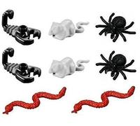 LEGO Creepy Crawlers - Genuine LEGO Building Accessories, Scorpion, Rat, Spider, Snake - 8 Pieces Total!