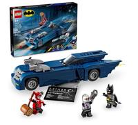 LEGO DC Batman: Batman with The Batmobile vs. Harley Quinn & Mr. Freeze Building Set, Batmobile Toy from The Animated TV Series for Kids, Batman Car Gift for Boys and Girls Ages 8 and Up, 76274