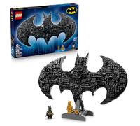LEGO DC Batman Logo - Superhero Toy w/ 2 Collectible Minifigures - 3D DIY Wall Art or Room Decor - Gift Idea for 12+ Year Old Boys & Teenage Movie Fans - 76330