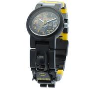 Lego DC Comics 8020264 Super Heroes Batman Kids Minifigure Link Buildable Watch|Black/Yellow|Plastic|25mm case Diameter|Analogue Quartz|boy Girl|Official