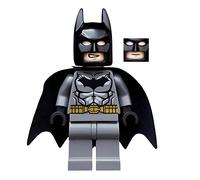 LEGO DC Comics Super Heroes Batman Minifigure - Batman Dark Gray Gold Belt
