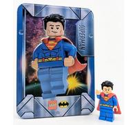 LEGO DC Superheroes: Superman Minifigure in Collectible Rectablge Tin - Ages 6+