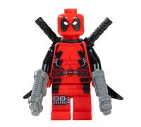 LEGO Deadpool Minifigure 2012 LEGO Marvel From Set 6866 (UV Printed)