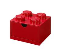 (Red) Lego Brick Storage Desk Drawer 4