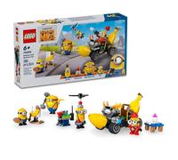 LEGO Despicable Me 4 Minions and Banana Car Toy Gift for Kids, Fun Illumination’s Despicable Me Toy Playset, Creative Building Minions Toy for Boys and Girls Aged 6 and Up, 75580