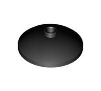 LEGO Dish 3 x 3 Inverted (Radar), Part 43898, Choose Your Colour, Part 43898, Choose Your Colour (Black, 2, count)
